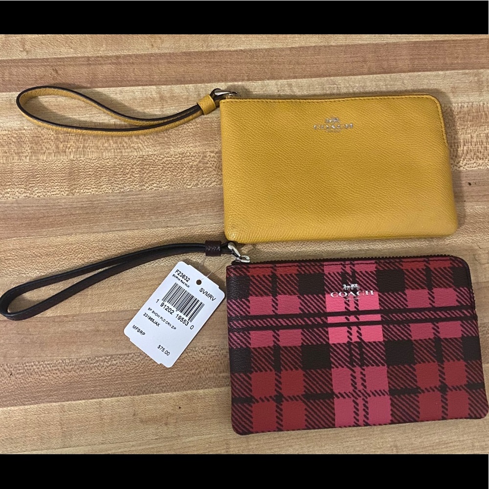 Coach wristlets!